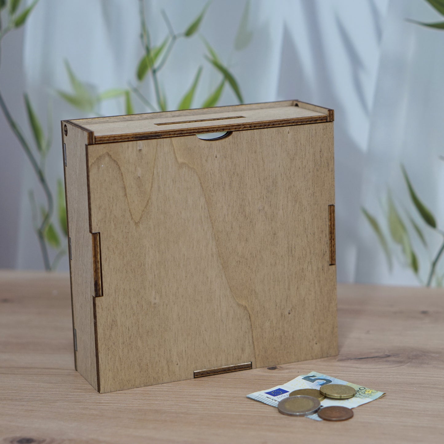 Holzspardose Einhorn