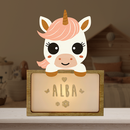 Tischlampe Einhorn