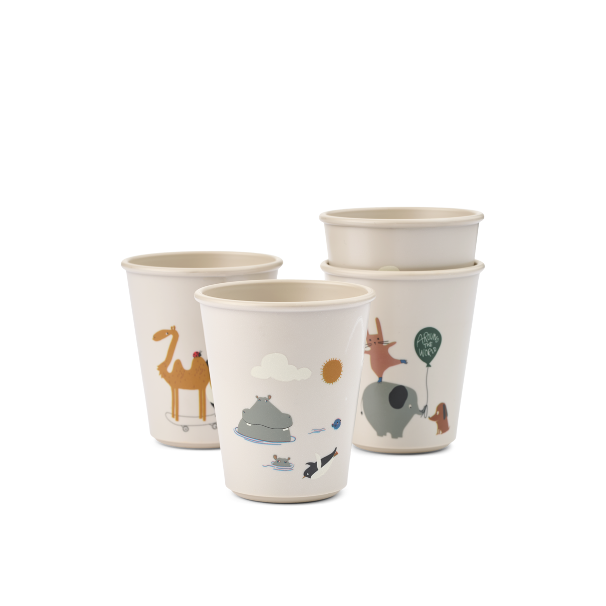 Lana Becher 4er Pack Around The World