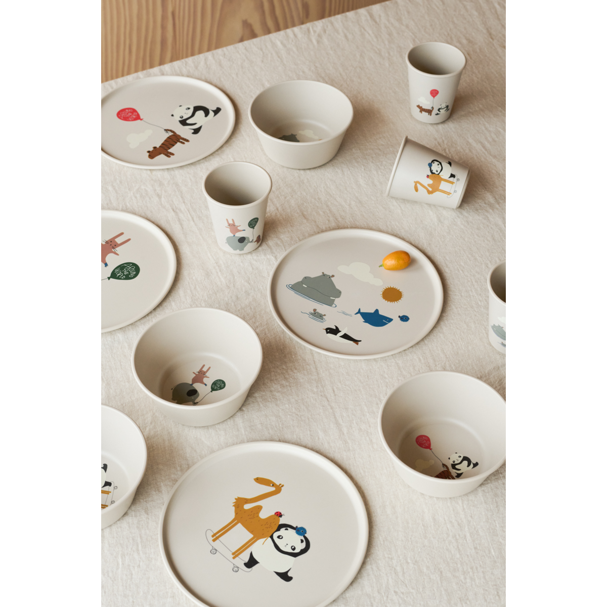 Lana Becher 4er Pack Around The World