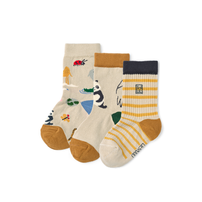 Silas Socken 3er Pack Around The World