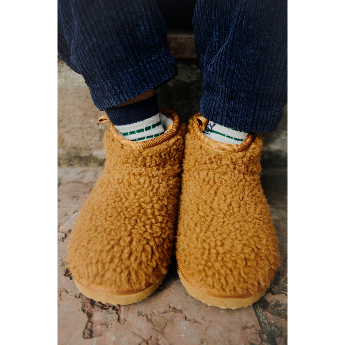 Alban Fleece Schuhe Golden Caramel