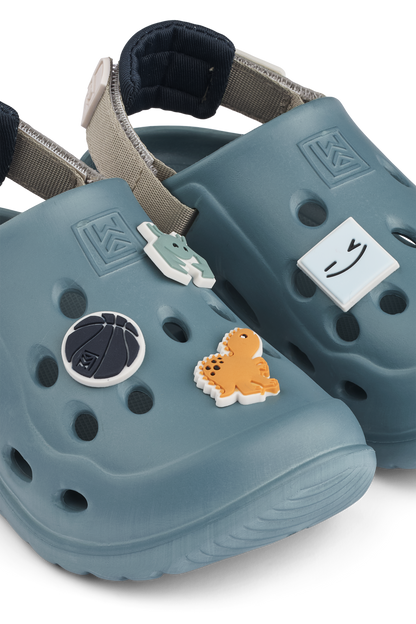 Milas Sandalen Walblau