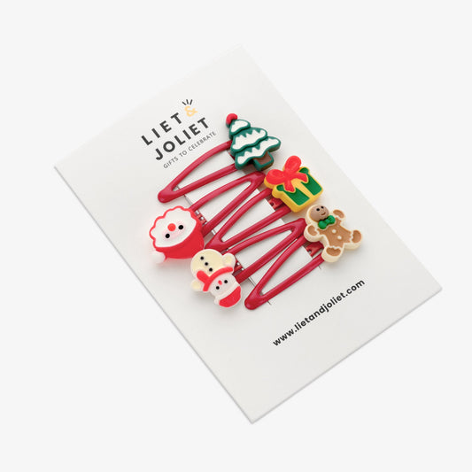 Haarspange Christmas 5er Pack