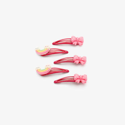 Haarspange Rainbow 5er Pack
