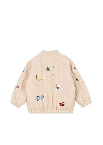 Juno Bomberjacke mit Pailetten