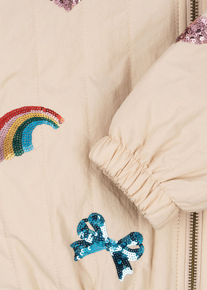Juno Bomberjacke mit Pailetten